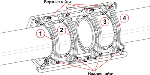 Фиксация труб